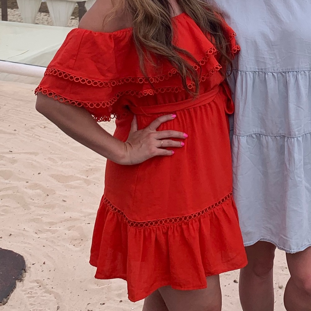 ETERNAL HOPE WOVEN MINI DRESS